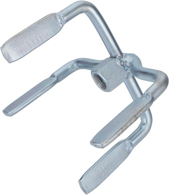 Mixer Opzetstuk - Mortel Mixer - Materiaalmengen - Slijtvast Ontwerp - 10.5 cm - Zilver