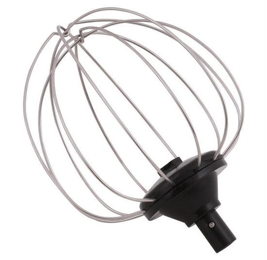 Mixer Opzetstuk - Schneebesen - Verrühren Aufschlagen - 1 Stuk - Zilver van Merkloos