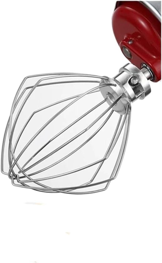 Mixer Opzetstukken Set - Keukenmachine Accessoires - Bakken en Mixen - Complete Set 3 Delen - 5 Liter Inhoud - Zilver
