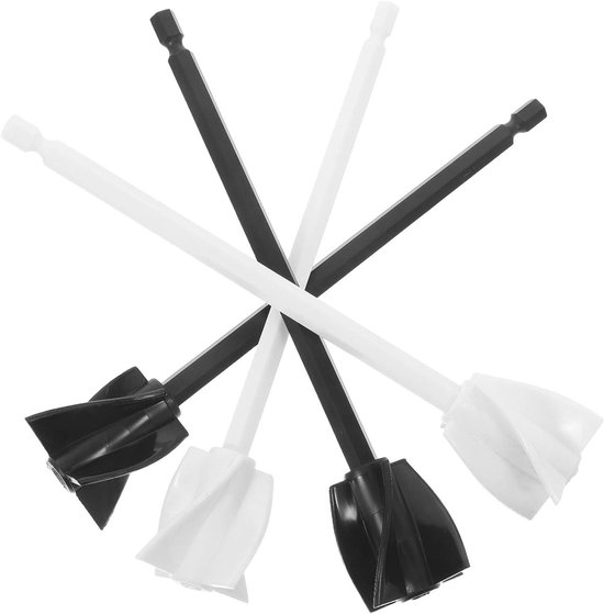 Mixer Peddels - Roerstaven Boormachine - Kleine Mengsels Maken - Spiraalvormig Ontwerp - 16.4 cm - Diverse kleuren