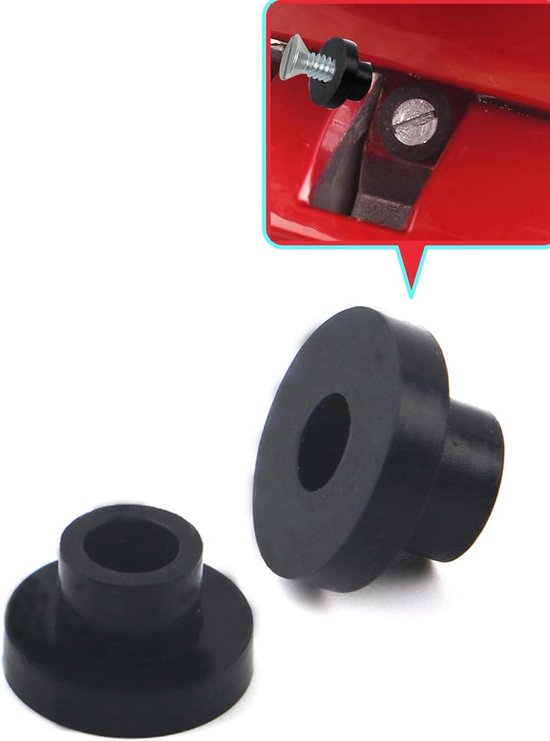 Mixer Rubberen Ring - Keukenmachine Onderdeel - Mixer Stabiliseren - Voorkomt Stuiteren - 2 Stuks - Zwart