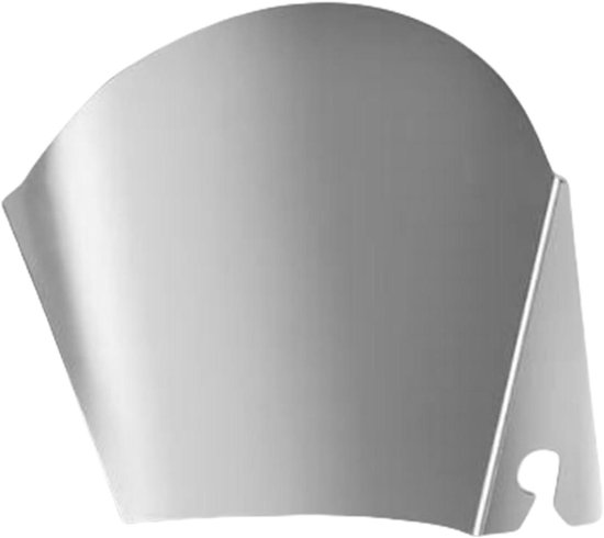 Mixer Spatbeschermer - Gietgoot Anti-spat - Schoon Mixen - Roestvrij Staal - 19.8 x 35.3 cm - Zilver
