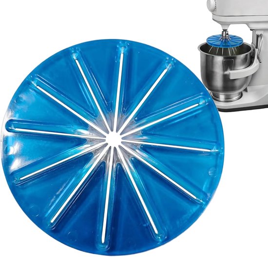 Mixer spatbescherming - Keuken accessoire - Schoon bakken - 6-rijig ontwerp - 14.5 cm - Groen
