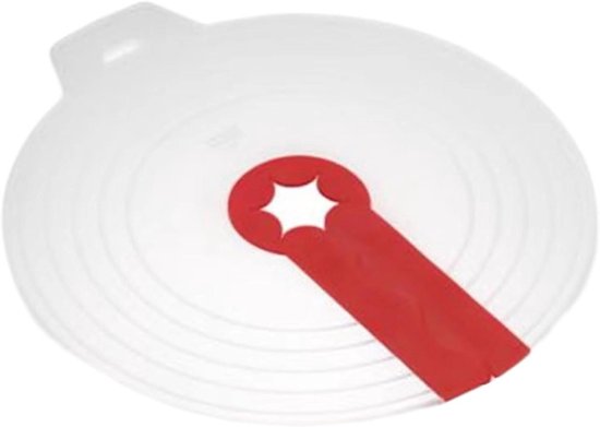 Mixer Spatdeksel - Anti-spatkap - Schoon Mixen - Flexibele Ring - 34x31cm - Rood