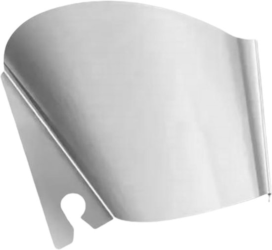 Mixer Spatdeksel - Giet Chute - Keuken Bescherming - Roestvrij Staal - 591 Inch Diameter - Zilver
