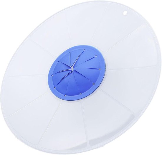 Mixer Spatdeksel - Kom Deksel - Schoon Bakken - Transparant Ontwerp - 30cm Diameter - Transparant