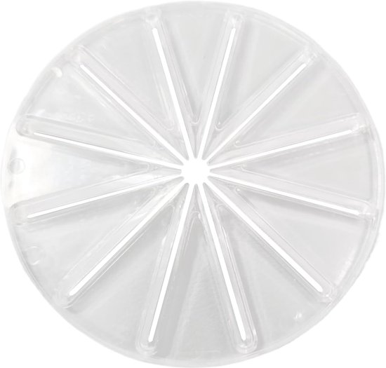 Mixer Spatscherm - Keuken Accessoire - Schoon Mengen - Voor 6 Gardes - 145x145x05cm - Transparant van Merkloos