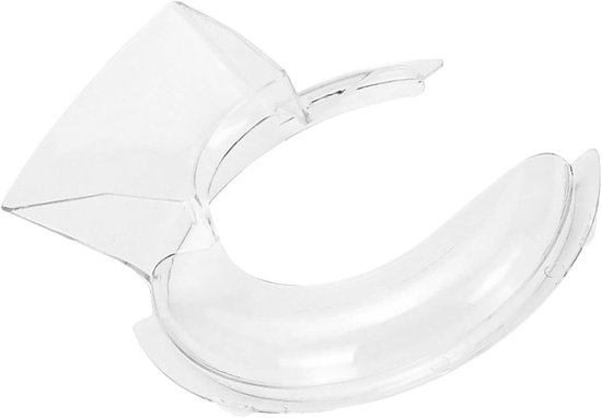 Mixer Spatscherm - Mengkom Guard - Schoon Maken - Kantelkop Ontwerp - 25.5 x 22.5 cm - Transparant