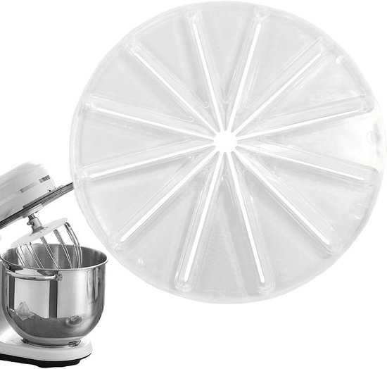 Mixer Splash Guard - Keuken Accessoire - Schoon Mengen - Spatwaterdicht Ontwerp - 19.89 x 14 x 2.31 cm - Transparant