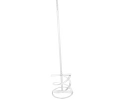Mixer Staaf - Boor Opzetstuk - Materiaal Mengen - Efficiënte Spiraalvorm - 49.5 cm - Zilver