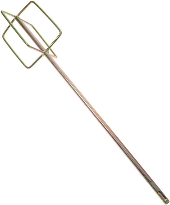 Mixer Staaf - Mengstaaf Boor - Verf Mengen - Robuuste Staalconstructie - 49 x 11.5 cm - Goud