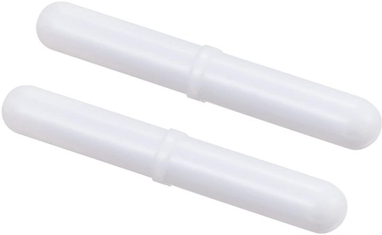 Mixer Staaf - Roerstaaf Magnetisch - Laboratorium Werk - PTFE Coating - 70mm - Wit