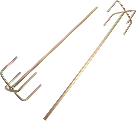 Mixer Staven - Roerstaaf Set - Mengen van Verf - Duurzame Alloy Constructie - 49.5 cm Lengte - Assorti