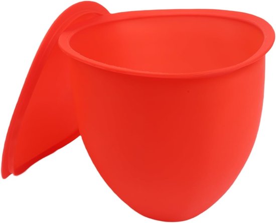 Mixer Voeringen - Siliconen Inzetstukken - Bakken en Koken - Schenktuit functie - 20 x 20 x 5 cm - Rood
