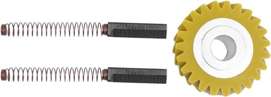 Mixer Worm Gear Vervanging met 2 Koolborstels voor Keukenmachines, Geschikt voor Diverse Modellen zoals 5KSM150 en 5KSM175, Duurzaam en Betrouwbaar Accessoire van Merkloos