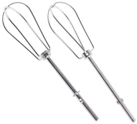Mixeraccessoires - 1 paar - 180 mm - Zilver