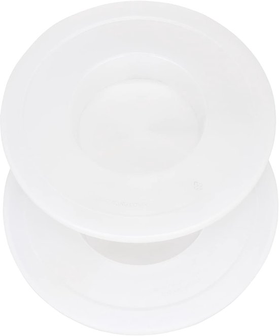 Mixerhoes 2-pack - Spatbescherming Kom - Keuken Gemak - Voorkomt Morsen - 6QT Compatibel - Wit van Merkloos