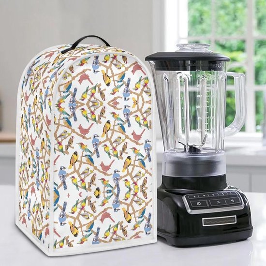 Mixerhoes Keukenmachine - Apparaathoes Beschermhoes - Keuken Beschermen - Waterdicht Stofvrij - 40.5 cm lang - Vogelpatroon