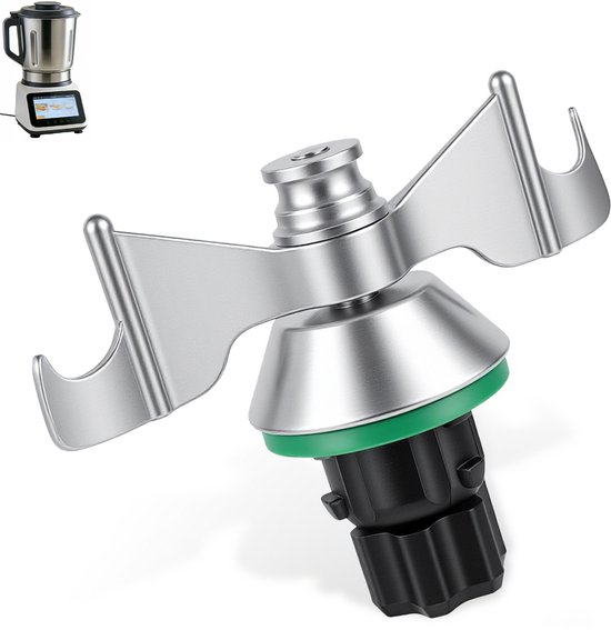 Mixmes Geschikt voor Vorwerk Thermomix TM5, TM6 en TM7 - Vervangend Roestvrijstalen Teigmesser - Keukenmachine Accessoires - Reserveonderdeel van Merkloos