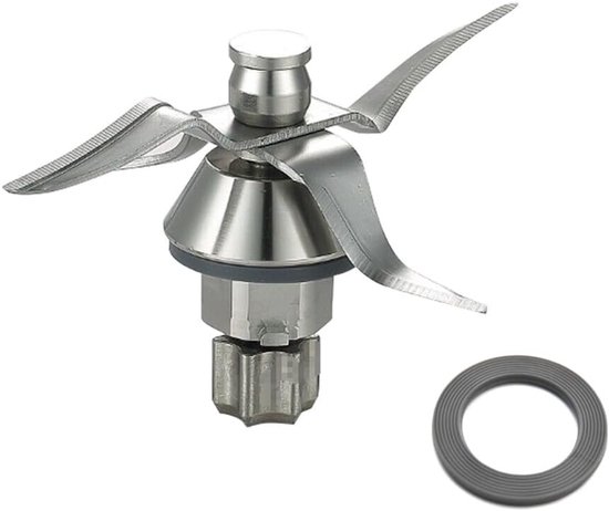 mixmes met 4 messen voor Vorwerk Thermomix TM31 TM 31 keukenmachine incl. afdichting ultrascherp roestvrij staal Thermomix accessoires / reserveonderdelen