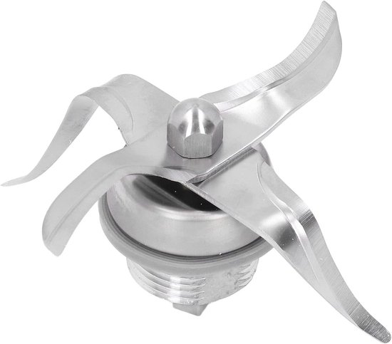 Mixmes RVS Mes met 3 Ringen en Afsluiting voor Keukenmachine - Vervangend Accessoire voor Koken en Bakken van Merkloos