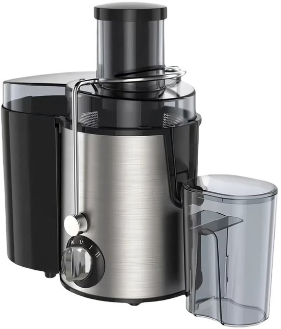 MK Elektrische Fruitpers Krachtige Centrifugale Sapcentrifuge Juicer Machine met Brede Mond 2.56 "Invoergoot voor Groenten Smootymaker Fruitmixer van Merkloos