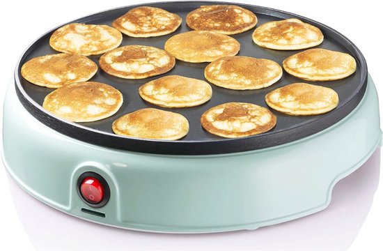 MMM® Poffertjesmaker - Poffertjespan - Poffertjespan Electrisch - Zilver - 26 cm x 26 cm x 6 cm van Merkloos