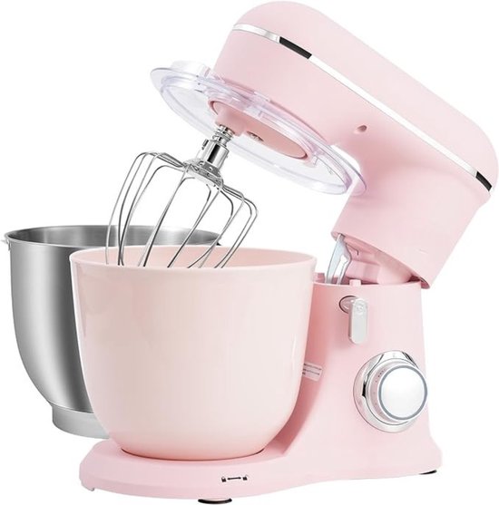 MMP® Mixer met mengkom - Mixer - Mixer met mengkom keukenmachine - Roze - ‎35cm x 33cm x 22cm van MMP®