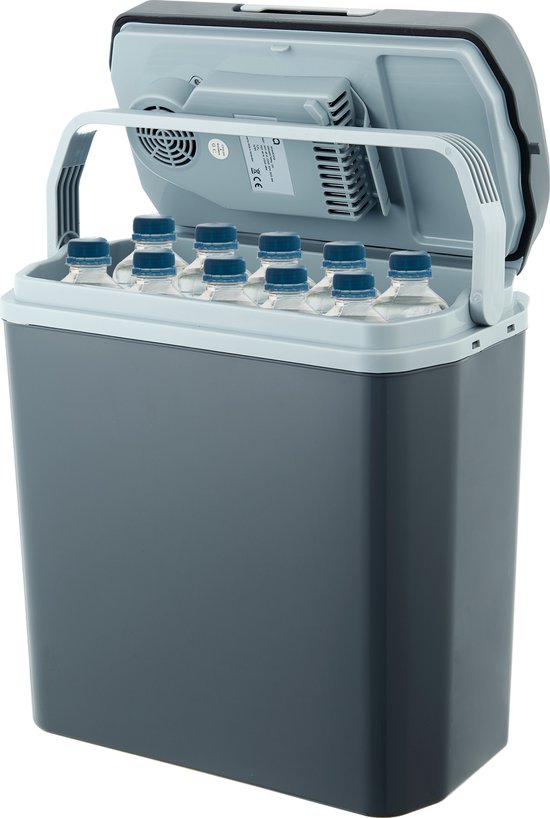MOA Koelbox Elektrisch 12V en 230 volt - Coolbox - 22L - Frigobox - Grijs van MOA