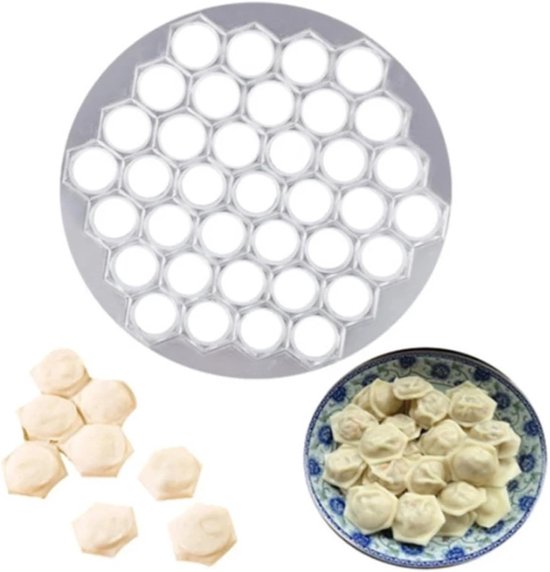 Mold Maker voor Keuken, Deeg Press, Ravioli Maken Mal, Dumpling Huid Artefact, Pasta Vorm, Home Cooking Tools, 37 Gaten