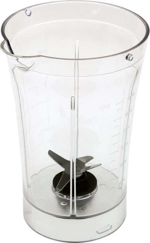 MOULINEX - BLENDERBEKER MET MES - ZWART - SS193261 van Moulinex