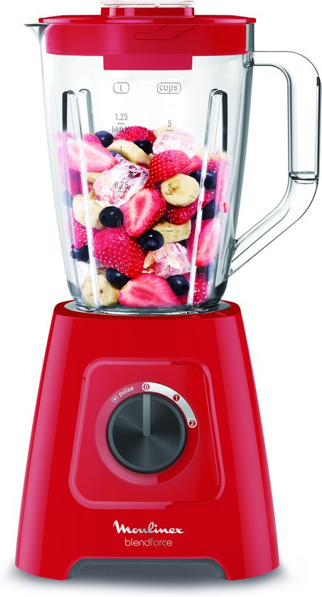 Moulinex Blendforce 2 LM420510 - Blender - Rood van Moulinex