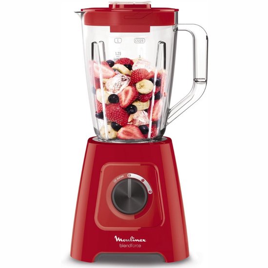 Moulinex Blendforce plastic LM420510 - Blender - Rood van Moulinex