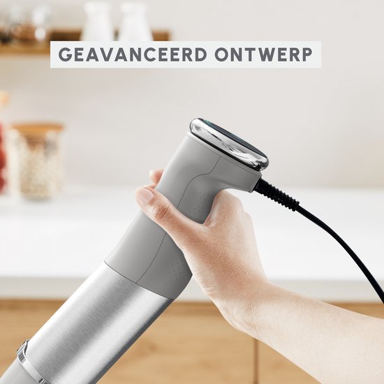 Moulinex DD672B10 blender Staafmixer 1000 W Grijs, Roestvrijstaal van Moulinex