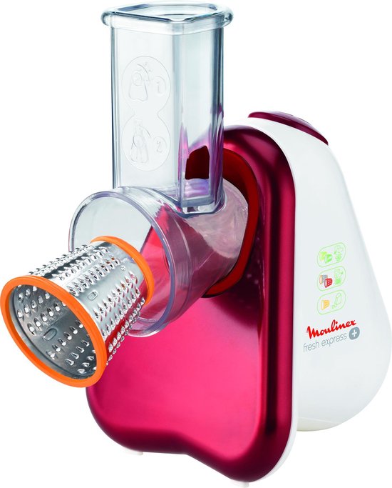 Moulinex DJ755G Fresh Express+ - Hakmolen - Rood/Wit