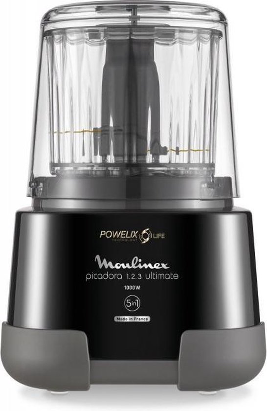 Moulinex DP8108 - Hakmolen - 550 ml - 1000W - Geschikt voor fijnhakken, malen, snijden, mixen en mengen