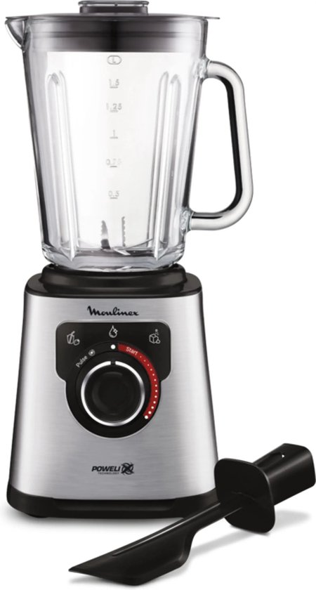 Moulinex - LM871 - Mixer - Grijs Staal - 1200 W - 1,5 L van Moulinex