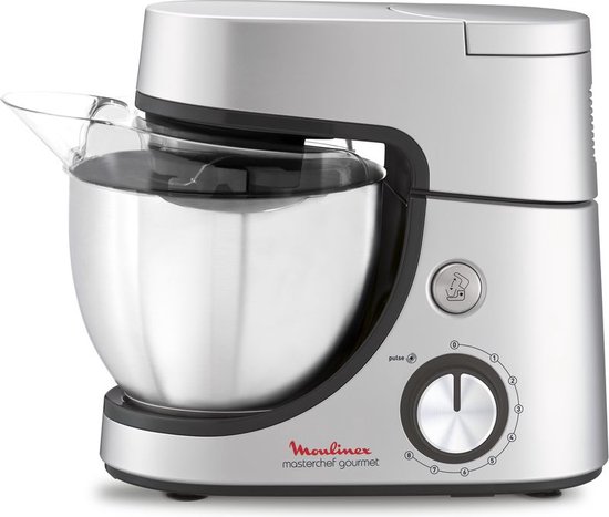 Moulinex QA519D keukenmachine 1100 W 4,6 l Zilver van Moulinex