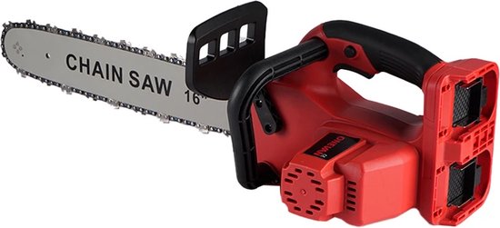 MS® - Elektrische kettingzaag - Draadloos - 7000W - 16 inch - Zaaglengte 80 cm - Met 2 batterij - Geleverd met oplader - Comfortabele grip - Met veiligheidsbescherming van MS®