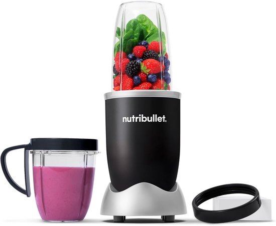 Multifunctionele blender 600W - Elektrische blender voor smoothies en meer - 700ml en 500ml glazen van Lentz