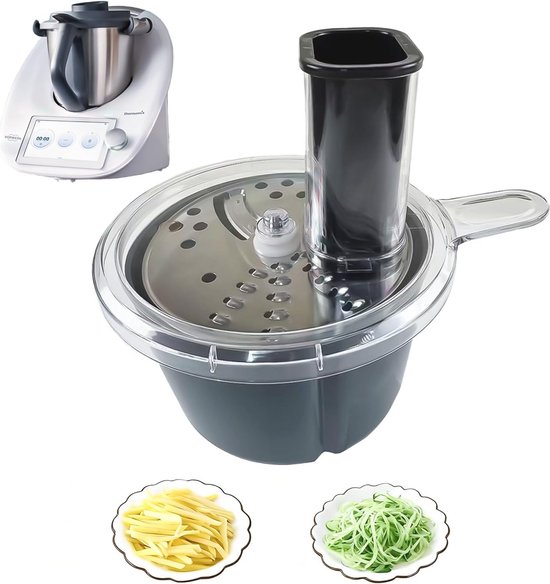 Multifunctionele Groentesnijder, Keukenmachine Voor TM5 TM6 TM31 ABS En Roestvrijstalen Groentespiraalsnijder Efficiënte Groenteverwerking Voor Kookbereiding van Thermomix