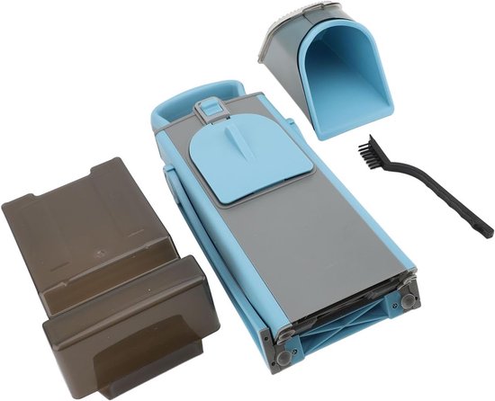 multifunctionele groenteversnipperaar, handhakgereedschap voor thuis en commercieel gebruik (BLAUW)