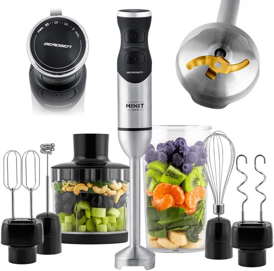 Multifunctionele Handblender 1500 W Berdsen BD-753 van Merkloos