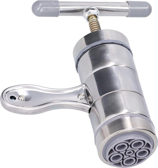 Multifunctionele Handmatige Noodle Persmachine - Huishoudelijke Pastamachine Met 5 Noodle Mould - Voor Handmatige Fettuccine Spaghetti van Merkloos