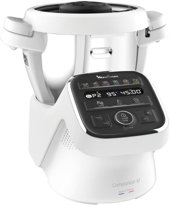 multifunctionele keukenmachine 3l 1550w wit/grijs - moulinex - hf80cb10 van Merkloos