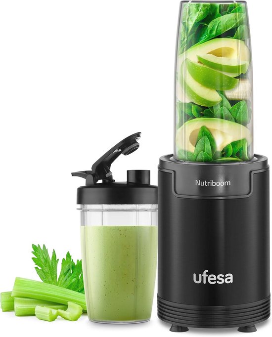 Multifunctionele Mini Smoothie Blender - 900W Blender voor Shakes en Smoothies met 6 Accessoires