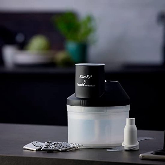 Multifunctionele SliceSy Accessoire voor Staafmixers - Snijden, Malen, Hakken - Inclusief 5 Hulpstukken - Zwart van Bamix