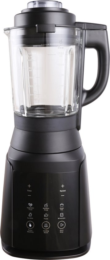 Multifunctionele Soepmaker & Blender - 1.75 Liter - 1200W - 8 Programma’s - Glazen Kan - Verwarmings- & Schoonmaak Functie van KitchenBrothers