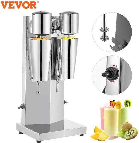 My North Star- Milkshake Maker - Milkshake Machine - Smoothie Maker - RVS - 800ml - 180W van My North Star