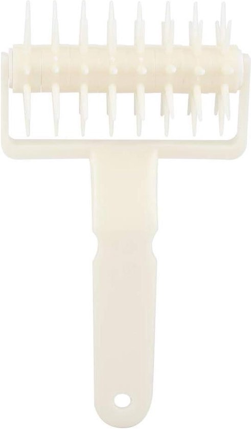 Naaldwielen Cutter Duurzaam 21x12cm Cake Brood Hole Punch Deeg Puncher Deeg Roller voor thuis Bakkerij - Nieuwe Jaar Special - Professional Kwaliteit van Merkloos